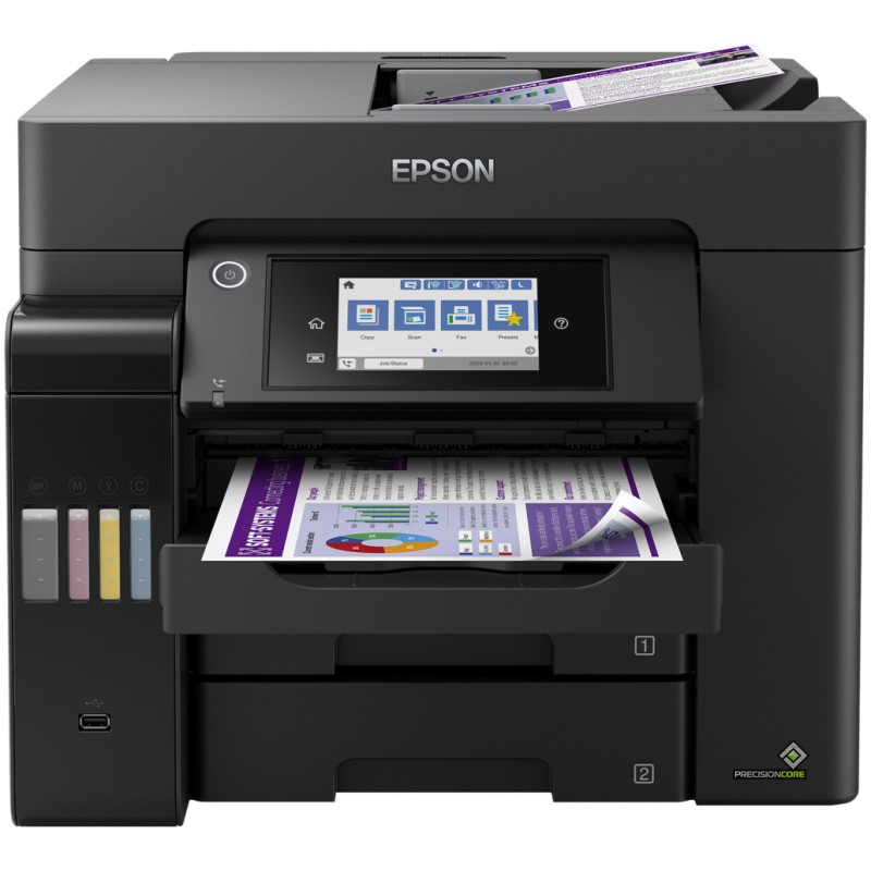 Tiskalnik Brizgalni Barvni Multifunkcijski Epson EcoTank ITS L6570 A4/tiskanje/skeniranje/kopiranje/DUPLEX/Wi-Fi/LAN (C11CJ29402) Epson Tiskalnik Brizgalni Barvni Multifunkcijski Epson EcoTank ITS L6570 A4/tiskanje/skeniranje/kopiranje/DUPLEX/Wi-Fi/LAN (C11CJ29402)
