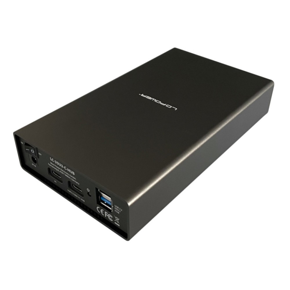 Ohišje za trdi disk 3,5 USB 3.2 Gen 2x1 LC Power LC-35U3-C-HUB LC Power Ohišje za trdi disk 3,5 USB 3.2 Gen 2x1 LC Power LC-35U3-C-HUB