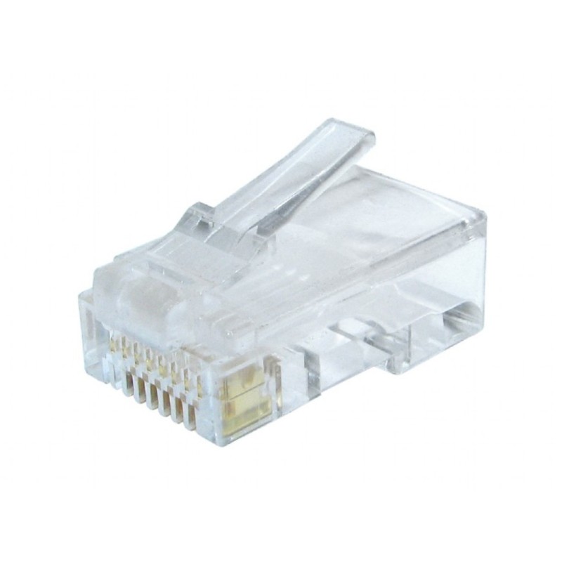 RJ45 konektor CAT6 za trdo žico (pak/100) Gembird Cablexpert RJ45 konektor CAT6 za trdo žico (pak/100) Gembird