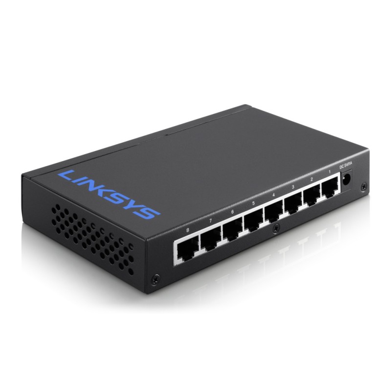 STIKALO 8-PORT Linksys 100/1000 (LGS108-EU-RTL) Linksys STIKALO 8-PORT Linksys 100/1000 (LGS108-EU-RTL)