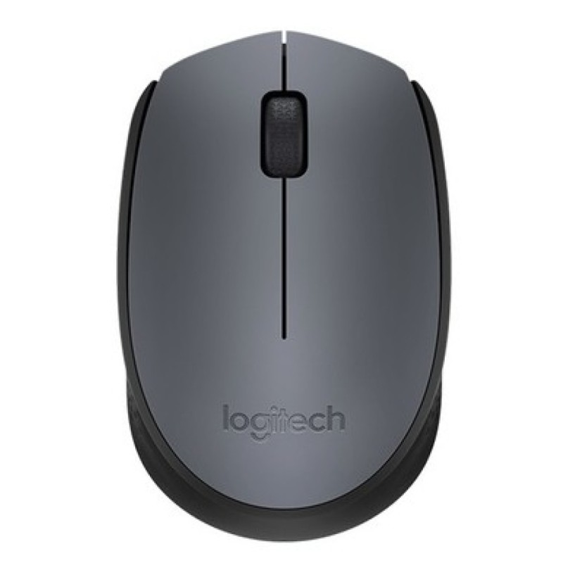 Miš Logitech brezžična optična za notesnike M170 siva (910-004642) LOGITECH Miš Logitech brezžična optična za notesnike M170 siva (910-004642)