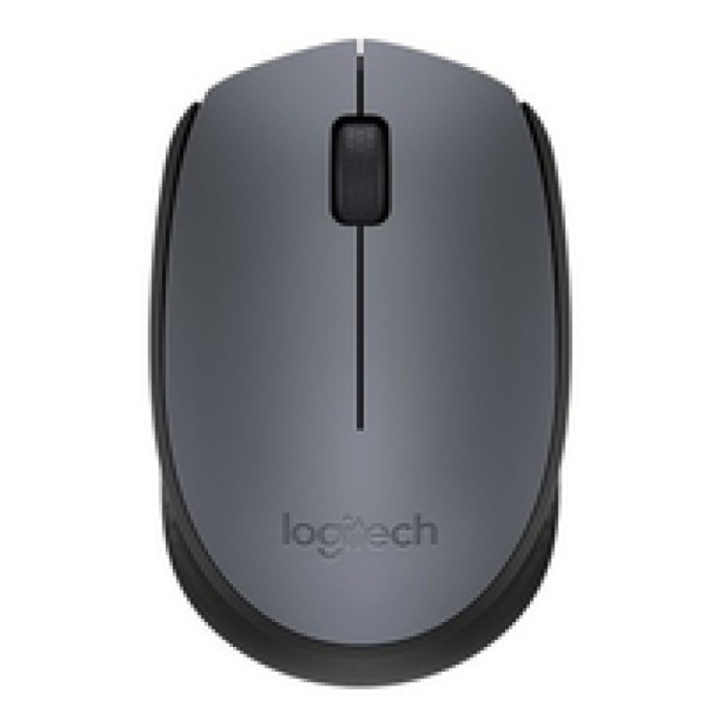 Miš Logitech brezžična optična za notesnike M170 siva (910-004642) LOGITECH Miš Logitech brezžična optična za notesnike M170 siva (910-004642)