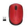 Miš Logitech brezžična optična za notesnike M171 rdeča nano (910-004641) LOGITECH Miš Logitech brezžična optična za notesnike M171 rdeča nano (910-004641)