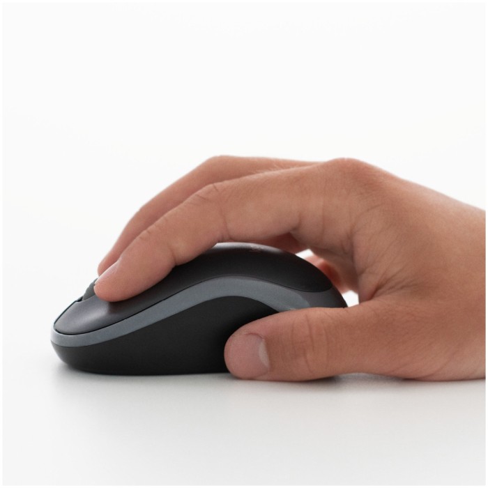 Miš Logitech brezžična M185 za notesnike siva nano (910-002235) Miš Logitech brezžična M185 za notesnike siva nano (910-002235)