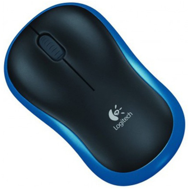 Miš brezžična za notesnike Logitech M185 nano modra (910-002239) LOGITECH Miš brezžična za notesnike Logitech M185 nano modra (910-002239)