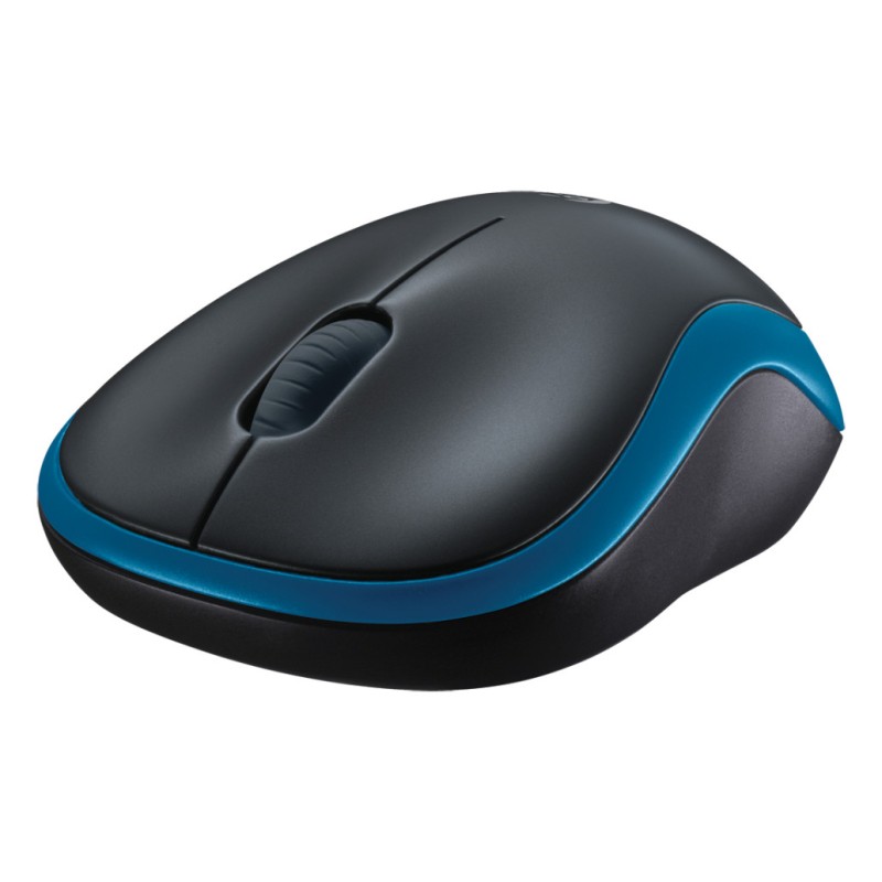 Miš brezžična za notesnike Logitech M185 nano modra (910-002239) LOGITECH Miš brezžična za notesnike Logitech M185 nano modra (910-002239)
