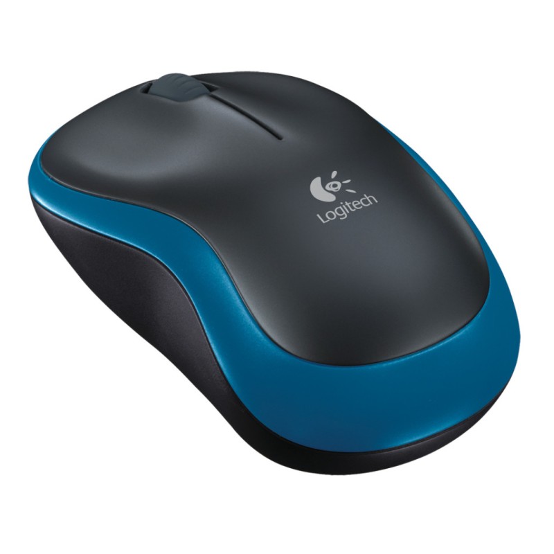 Miš brezžična za notesnike Logitech M185 nano modra (910-002239) LOGITECH Miš brezžična za notesnike Logitech M185 nano modra (910-002239)