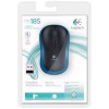 Miš brezžična za notesnike Logitech M185 nano modra (910-002239) LOGITECH Miš brezžična za notesnike Logitech M185 nano modra (910-002239)