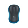Miš Logitech brezžična M185 za notesnike modra nano (910-002236) LOGITECH Miš Logitech brezžična M185 za notesnike modra nano (910-002236)