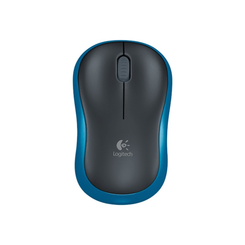 Miš Logitech brezžična M185 za notesnike modra nano (910-002236) LOGITECH Miš Logitech brezžična M185 za notesnike modra nano (910-002236)