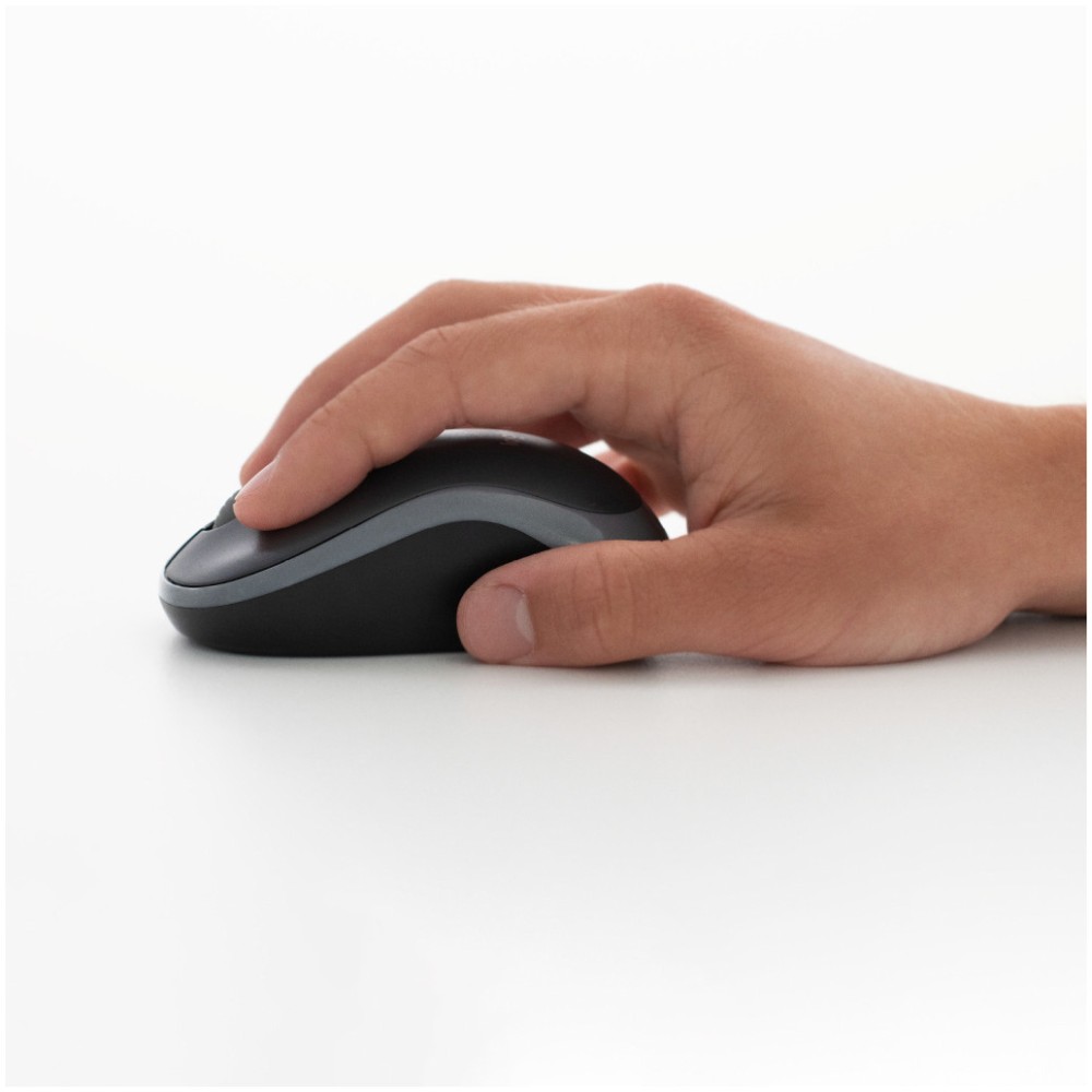 Miš Logitech brezžična M185 za notesnike modra nano (910-002236) LOGITECH Miš Logitech brezžična M185 za notesnike modra nano (910-002236)