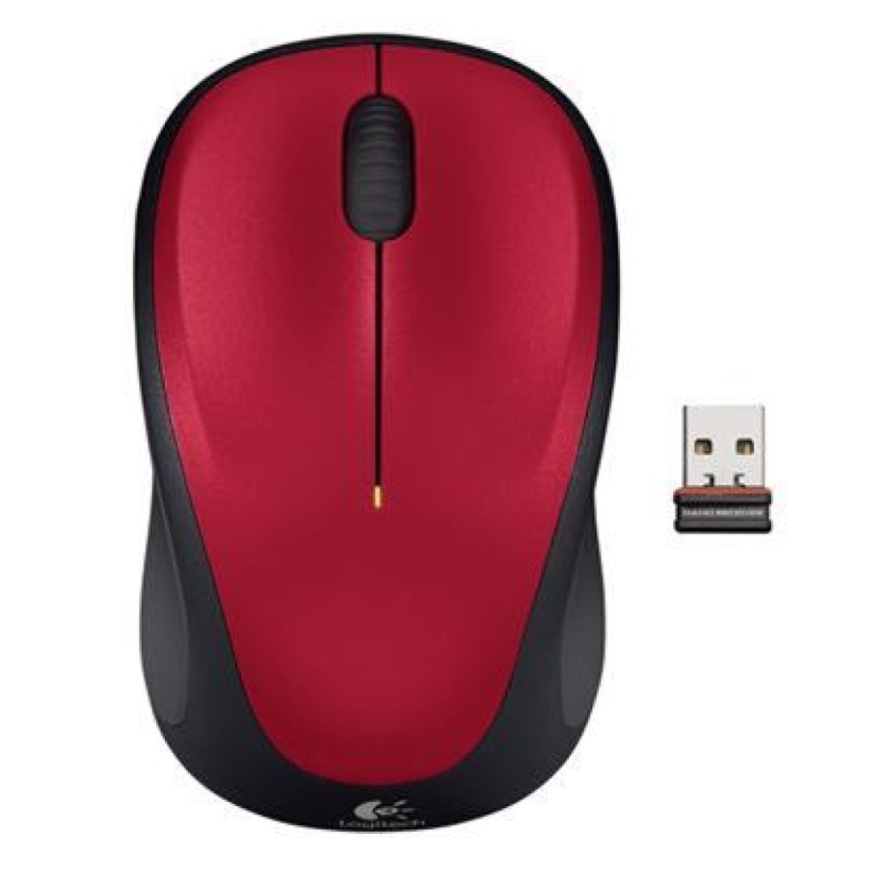 Miš Logitech NoteBook Brezžična M235 optična nano rdeča (910-002496) LOGITECH Miš Logitech NoteBook Brezžična M235 optična nano rdeča (910-002496)