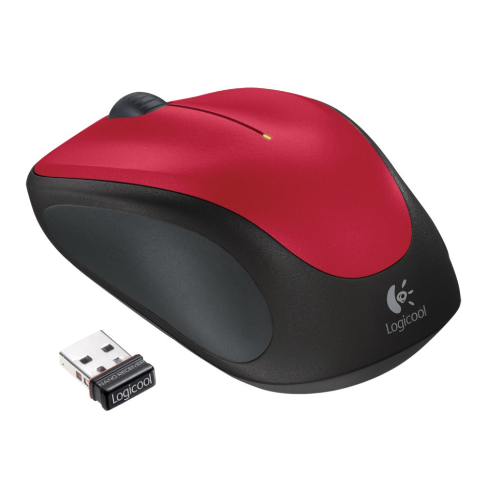 Miš Logitech NoteBook Brezžična M235 optična nano rdeča (910-002496) LOGITECH Miš Logitech NoteBook Brezžična M235 optična nano rdeča (910-002496)