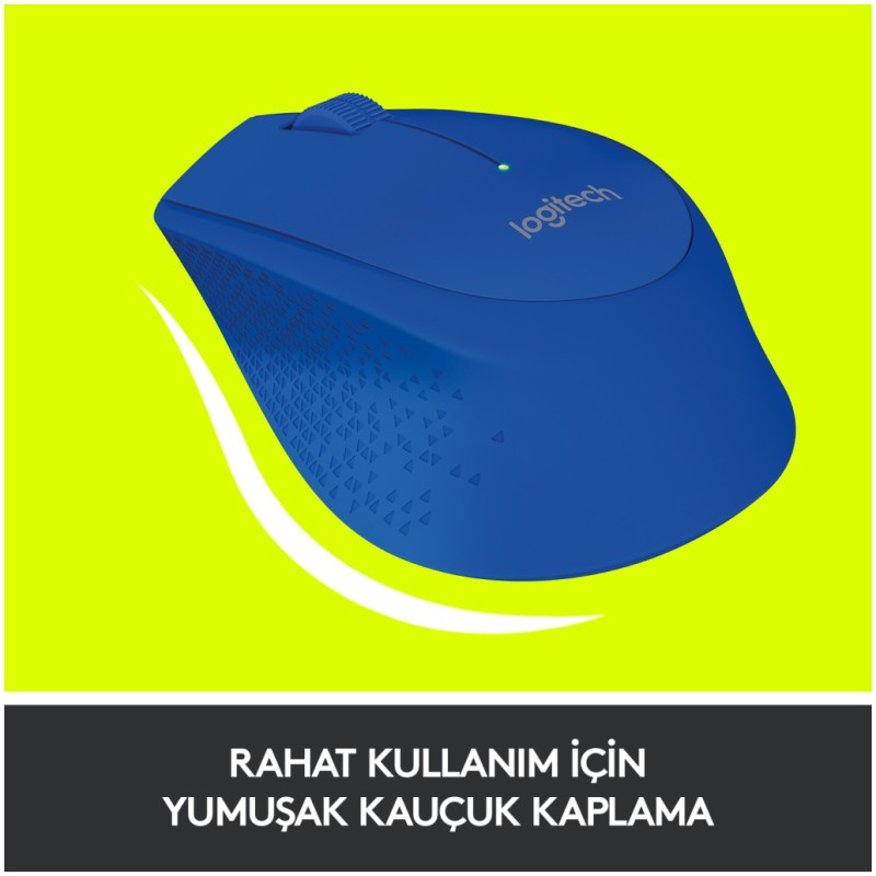 Miš Logitech brezžična optična M280 modra (910-004290) LOGITECH Miš Logitech brezžična optična M280 modra (910-004290)