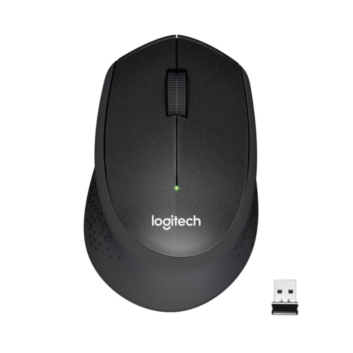 Miš Logitech brezžična optična M330 črna silent plus (910-004909) Miš Logitech brezžična optična M330 črna silent plus (910-004909)