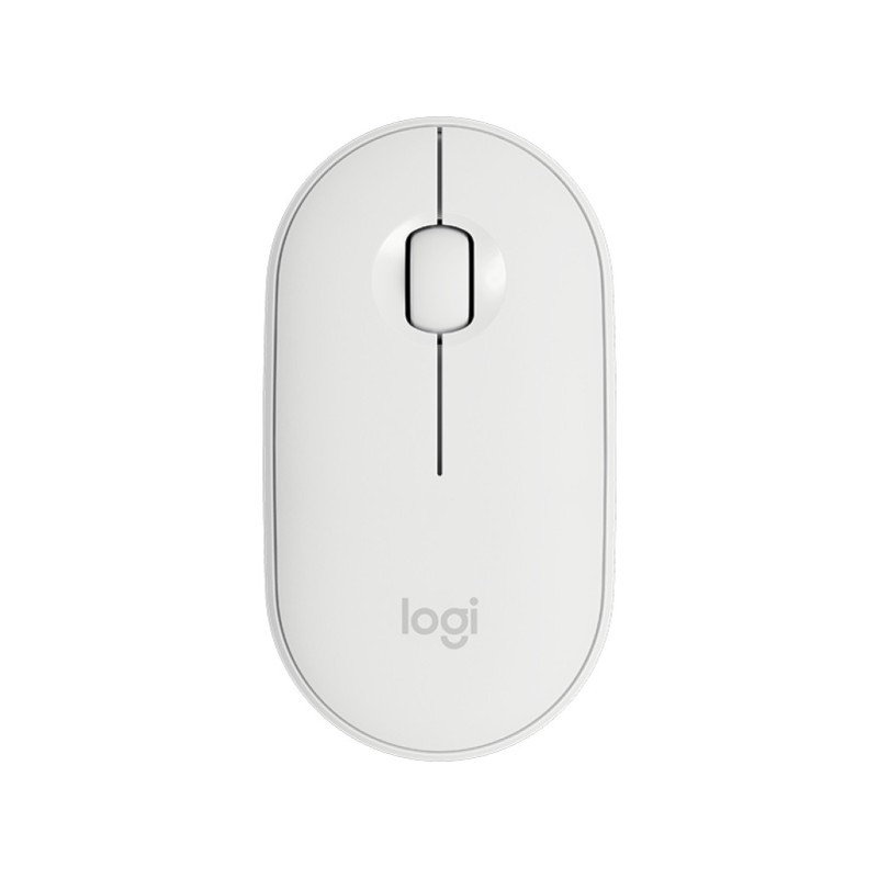 Miš Logitech brezžična + Bluetooth optična M350 bela Pebble (910-005716) LOGITECH Miš Logitech brezžična + Bluetooth optična M350 bela Pebble (910-005716)