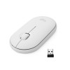 Miš Logitech brezžična + Bluetooth optična M350 bela Pebble (910-005716) LOGITECH Miš Logitech brezžična + Bluetooth optična M350 bela Pebble (910-005716)