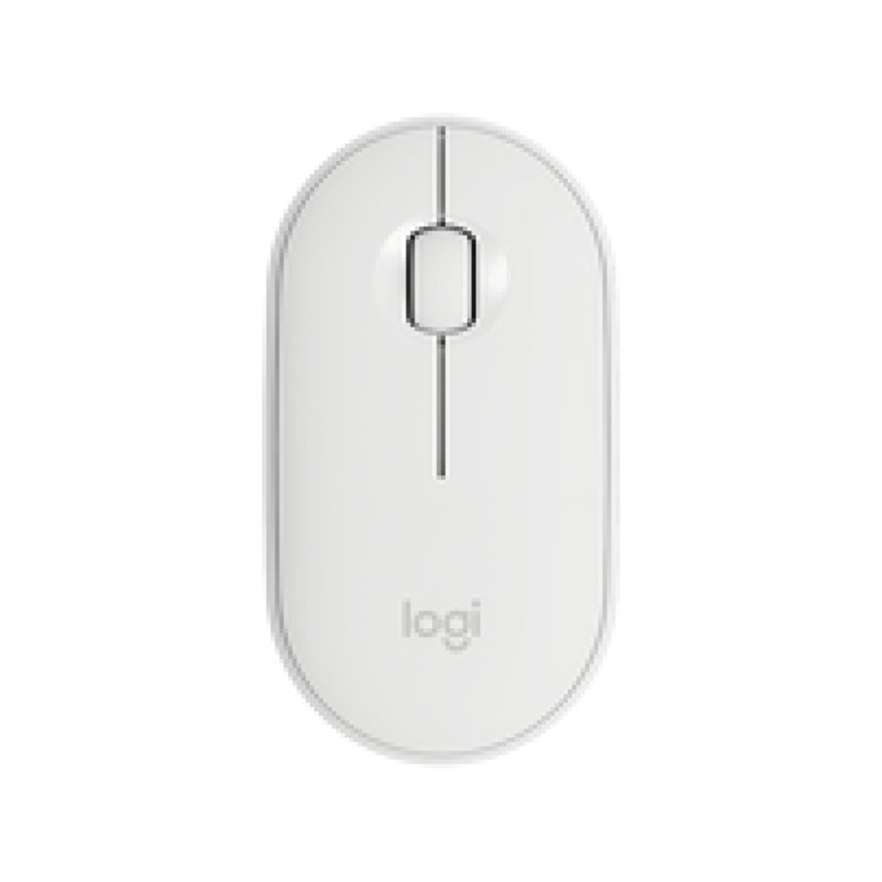 Miš Logitech brezžična + Bluetooth optična M350 bela Pebble (910-005716) LOGITECH Miš Logitech brezžična + Bluetooth optična M350 bela Pebble (910-005716)