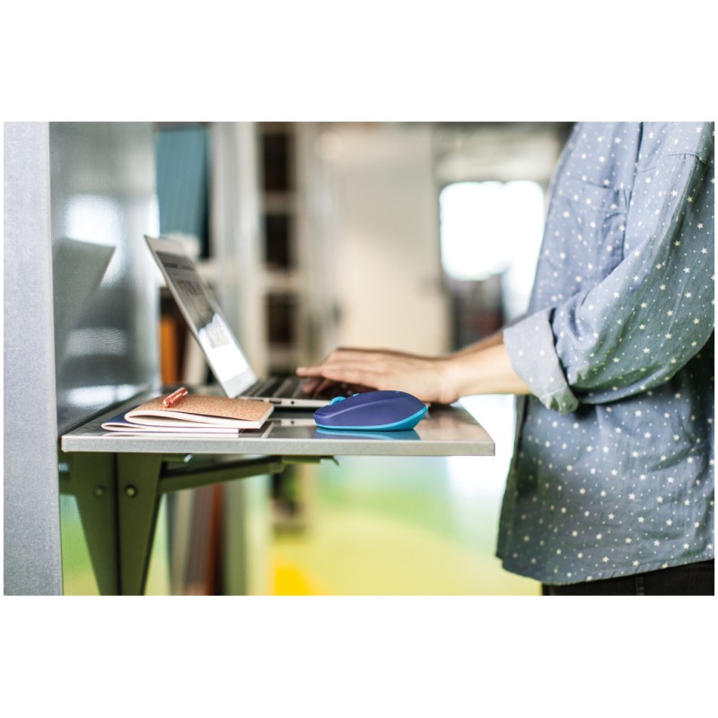 Miš  Logitech Brezžična M535 Optična Bluetooth modra (910-004531)