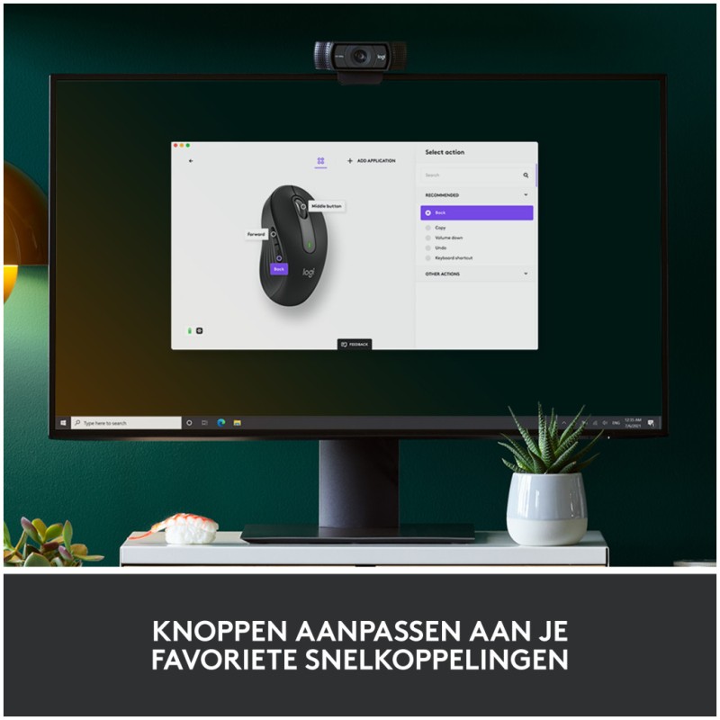 Miš brezžična + Bluetooth Logitech M650L 4000DPI Signature velikost L grafitna (910-006236) LOGITECH Miš brezžična + Bluetooth Logitech M650L 4000DPI Signature velikost L grafitna (910-006236)