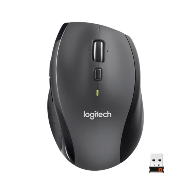 Miš Logitech brezžična M705 Marathon optična za notesnike temno siva nano 1000DPI (910-001949) LOGITECH Miš Logitech brezžična M705 Marathon optična za notesnike temno siva nano 1000DPI (910-001949)