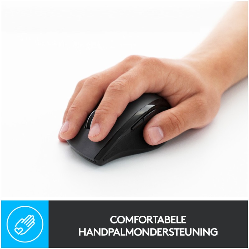 Miš Logitech brezžična M705 Marathon OEM optična za notesnike temno siva nano 1000DPI (910-006034) LOGITECH Miš Logitech brezžična M705 Marathon OEM optična za notesnike temno siva nano 1000DPI (910-006034)