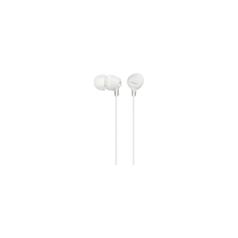 Slušalke Sony 3.5 z ušesnimi cepki MDREX15LPW - bele