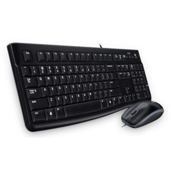 Tipkovnica in miš Logitech USB MK120 SLO črna (920-002549) Tipkovnica in miš Logitech USB MK120 SLO črna (920-002549)