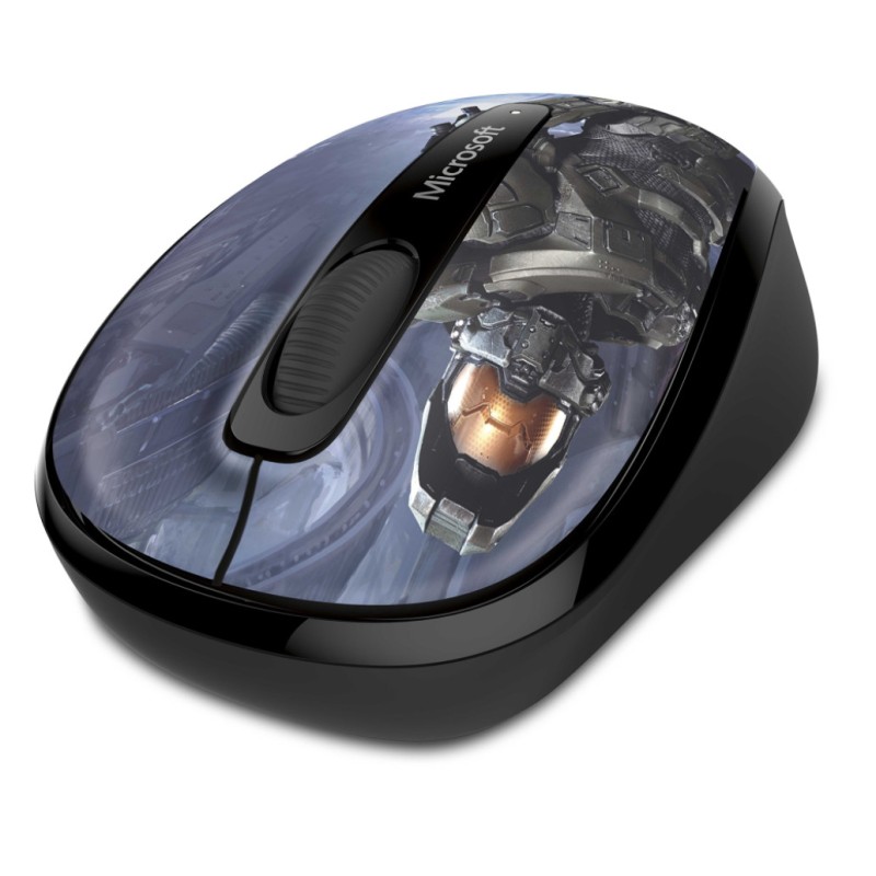 Miš Microsoft brezžična Mobile 3500 - Halo Edition optična črna MICROSOFT Miš Microsoft brezžična Mobile 3500 - Halo Edition optična črna