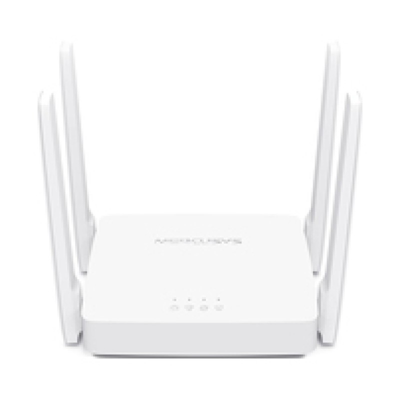 Usmerjevalnik brezžični MERCUSYS WiFi5 802.11ac AC1200 867Mbit/s Dualband 2xLAN 4x antena (AC10) MERCUSYS Usmerjevalnik brezžični MERCUSYS WiFi5 802.11ac AC1200 867Mbit/s Dualband 2xLAN 4x antena (AC10)