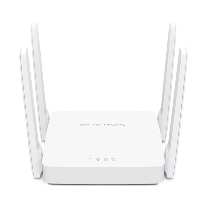 Usmerjevalnik brezžični MERCUSYS WiFi5 802.11ac AC1200 867Mbit/s Dualband 2xLAN 4x antena (AC10) MERCUSYS Usmerjevalnik brezžični MERCUSYS WiFi5 802.11ac AC1200 867Mbit/s Dualband 2xLAN 4x antena (AC10)