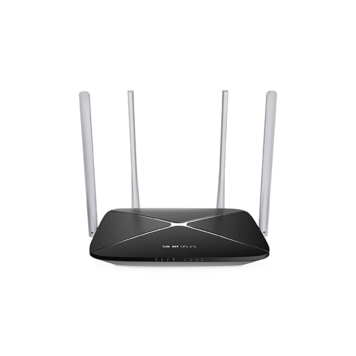 Usmerjevalnik brezžični MERCUSYS WiFi5 802.11ac AC1200 867Mbit/s Dualband 4xLAN 4x antena (AC12)