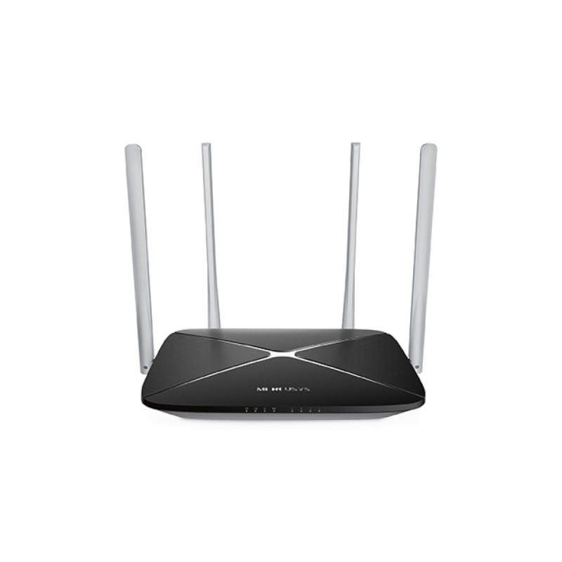 Usmerjevalnik brezžični MERCUSYS WiFi5 802.11ac AC1200 867Mbit/s Dualband 4xLAN 4x antena (AC12) MERCUSYS Usmerjevalnik brezžični MERCUSYS WiFi5 802.11ac AC1200 867Mbit/s Dualband 4xLAN 4x antena (AC12)