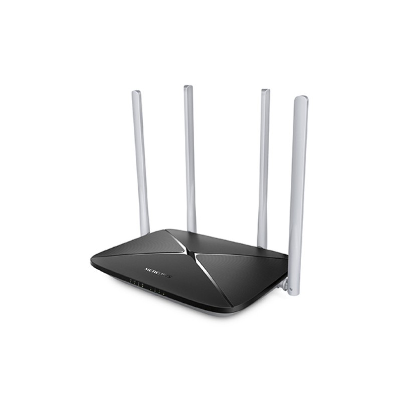 Usmerjevalnik brezžični MERCUSYS WiFi5 802.11ac AC1200 867Mbit/s Dualband 4xLAN 4x antena (AC12) MERCUSYS Usmerjevalnik brezžični MERCUSYS WiFi5 802.11ac AC1200 867Mbit/s Dualband 4xLAN 4x antena (AC12)