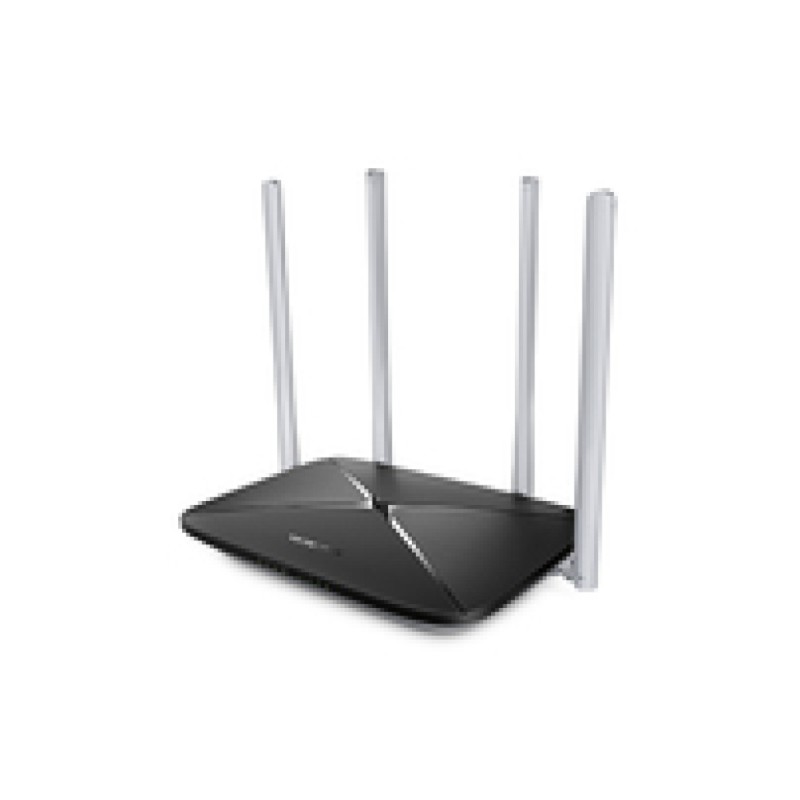 Usmerjevalnik brezžični MERCUSYS WiFi5 802.11ac AC1200 867Mbit/s Dualband 4xLAN 4x antena (AC12) MERCUSYS Usmerjevalnik brezžični MERCUSYS WiFi5 802.11ac AC1200 867Mbit/s Dualband 4xLAN 4x antena (AC12)