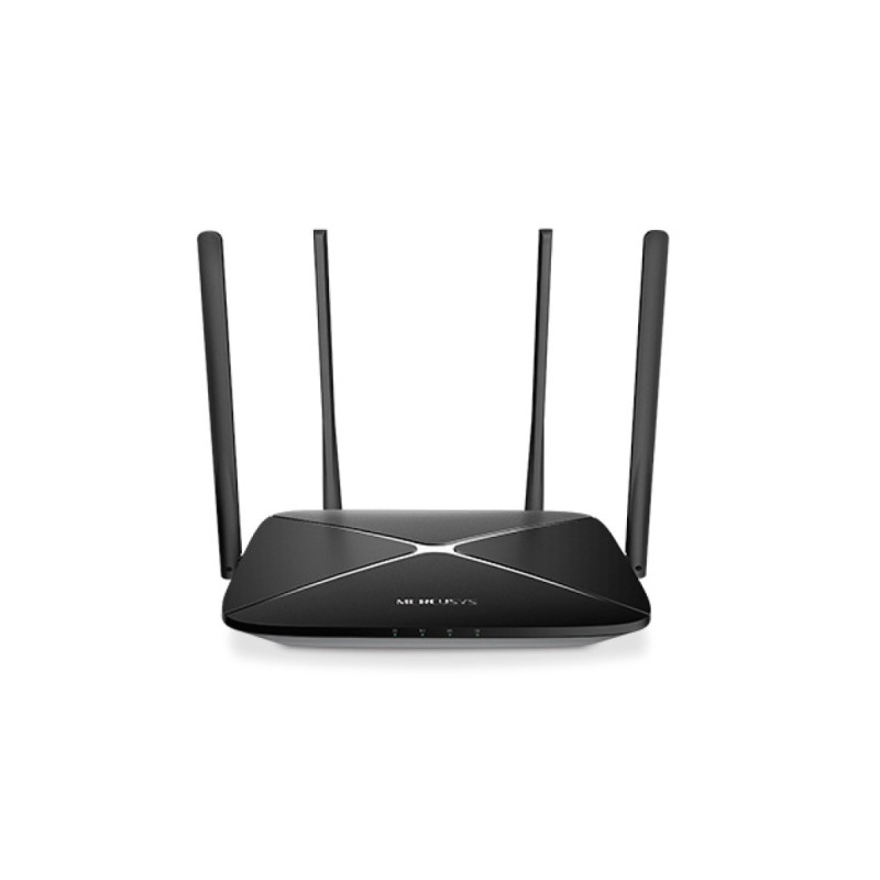 Usmerjevalnik brezžični MERCUSYS WiFi5 802.11ac AC1300 867Mbit/s dualband 4xLAN 4x antena (AC12G) MERCUSYS Usmerjevalnik brezžični MERCUSYS WiFi5 802.11ac AC1300 867Mbit/s dualband 4xLAN 4x antena (AC12G)