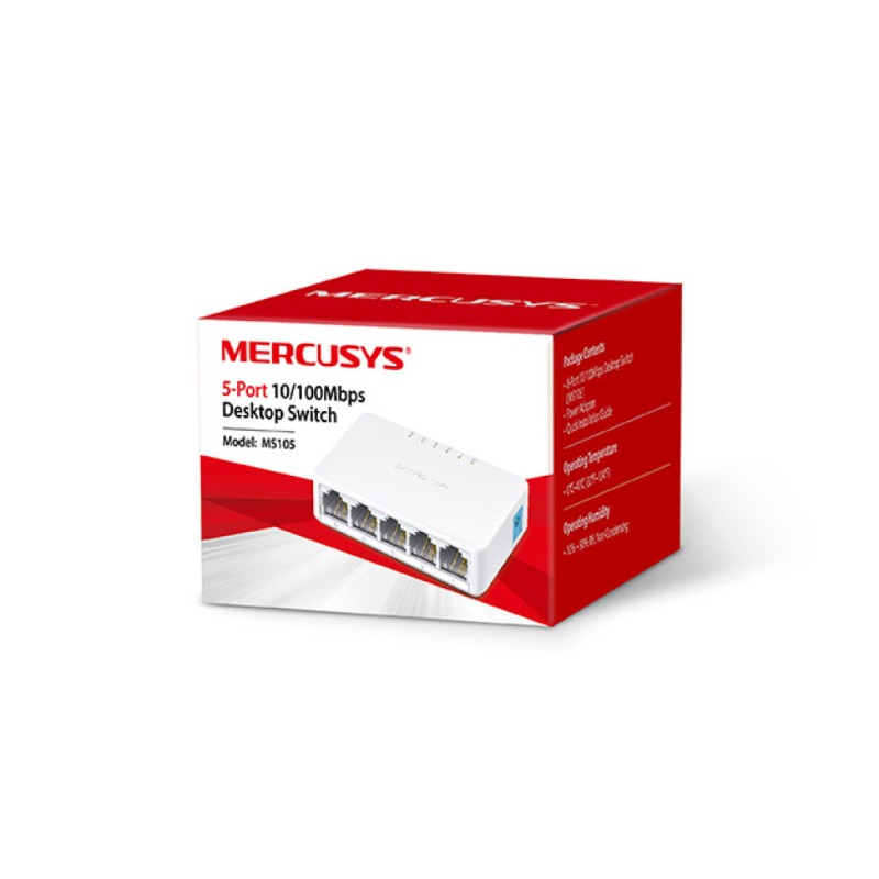 STIKALO 5-PORT MERCUSYS 10/100 (MS105) MERCUSYS STIKALO 5-PORT MERCUSYS 10/100 (MS105)