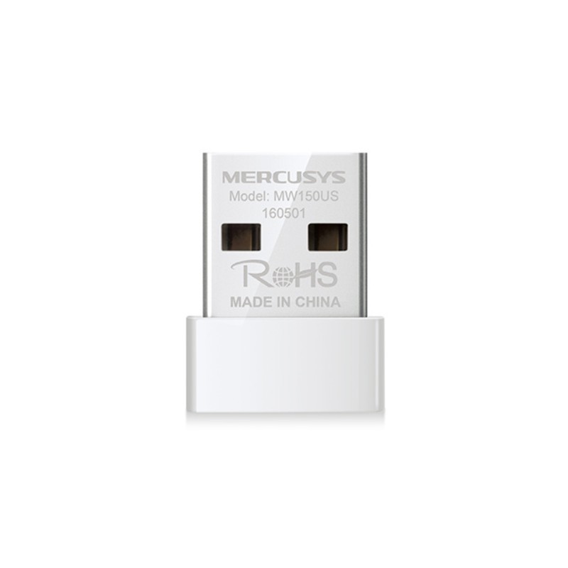 Brezžični mrežni adapter USB 2.0 MERCUSYS Nano WiFi4 802.11n N150 150Mbit/s Nano (MW150US) MERCUSYS Brezžični mrežni adapter USB 2.0 MERCUSYS Nano WiFi4 802.11n N150 150Mbit/s Nano (MW150US)