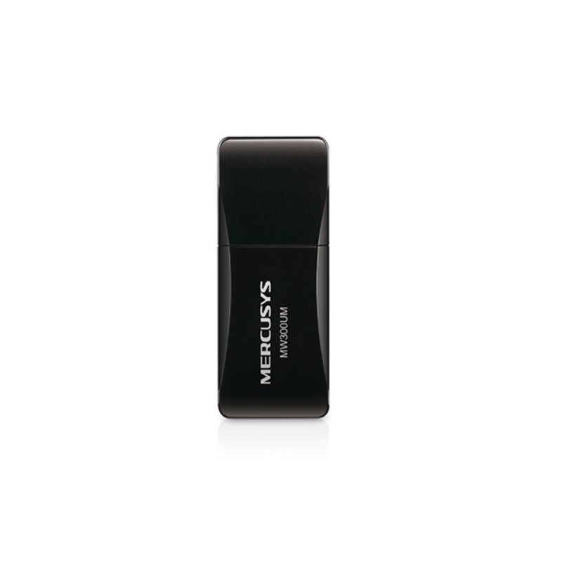 Brezžični mrežni adapter USB 2.0 MERCUSYS WiFi4 802.11n N300 300Mbit/s Nano (MW300UM) MERCUSYS Brezžični mrežni adapter USB 2.0 MERCUSYS WiFi4 802.11n N300 300Mbit/s Nano (MW300UM)