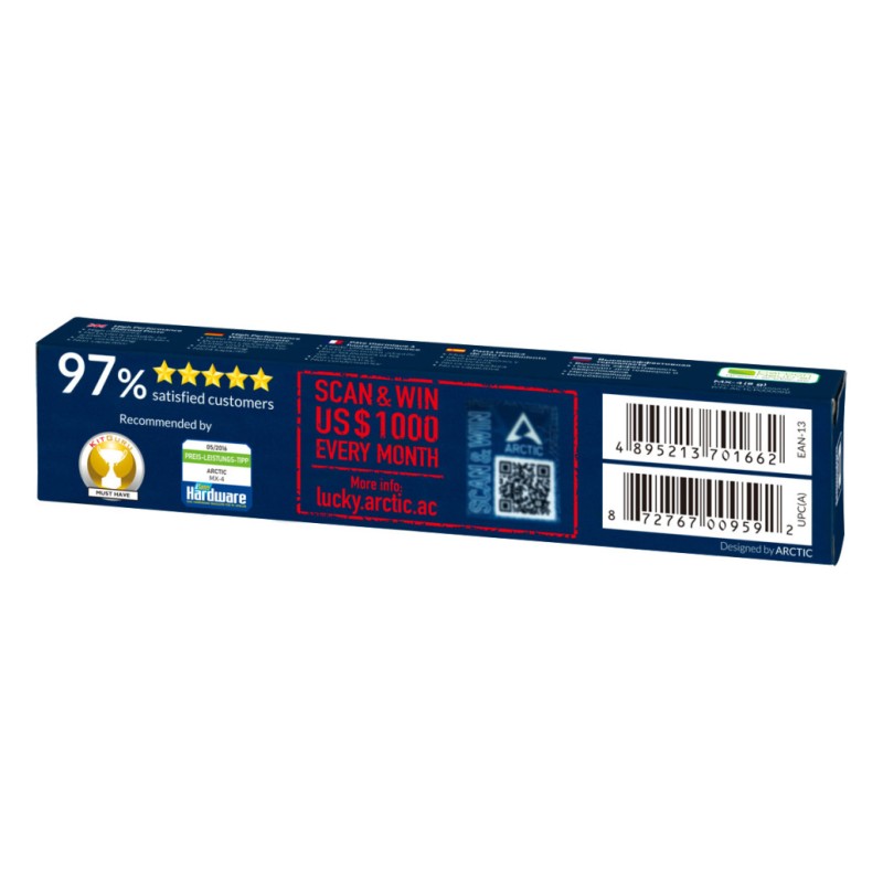 Termalna pasta Arctic MX-4 (2019) - 8g (ACTCP00008B) ARCTIC Termalna pasta Arctic MX-4 (2019) - 8g (ACTCP00008B)