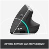 Miš brezžična + Bluetooth napredno ergonomska Logitech MX Vertical USB-C silent Unifying grafitna (910-005448) LOGITECH Miš brezžična + Bluetooth napredno ergonomska Logitech MX Vertical USB-C silent Unifying grafitna (910-005448)