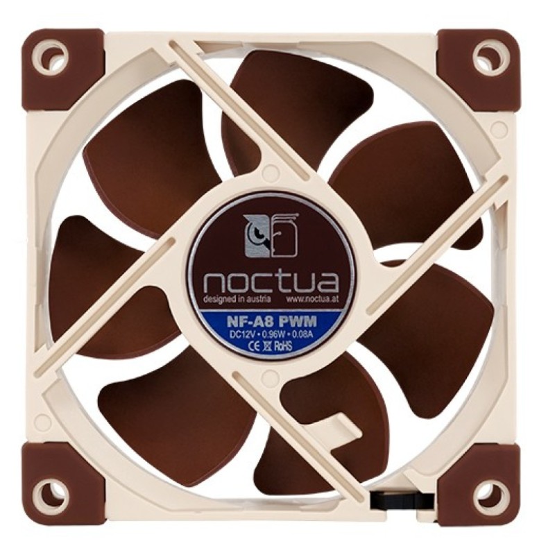 Ventilator Noctua NF-A8 PWM 80mm, rjava Noctua Ventilator Noctua NF-A8 PWM 80mm, rjava