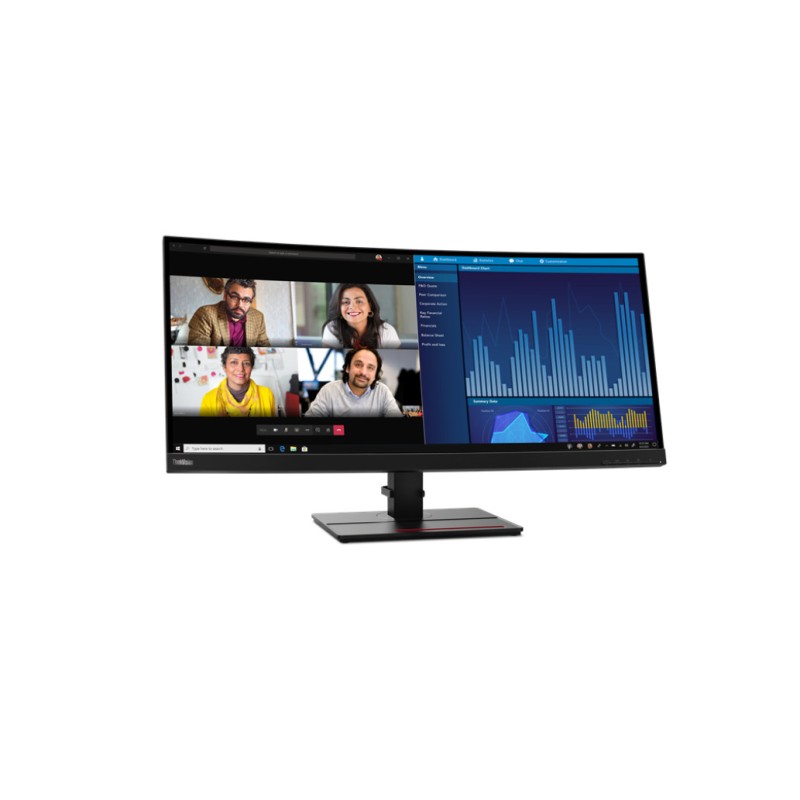 Monitor Lenovo 86,4 cm (34,0) P34w-20 3440x1440 Curved 75Hz VA 6ms 2xHDMI DisplayPort USB-C 100W 4xUSB3.2 Zvočniki sRGB99% RJ45 Lenovo Monitor Lenovo 86,4 cm (34,0) P34w-20 3440x1440 Curved 75Hz VA 6ms 2xHDMI DisplayPort USB-C 100W 4xUSB3.2 Zvočniki sRGB99% RJ45
