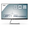 Monitor AOC 68,6 cm (27,0) Q27T1 2560x1440 75Hz IPS 5ms 2xHDMI DisplayPort  sRGB 107%