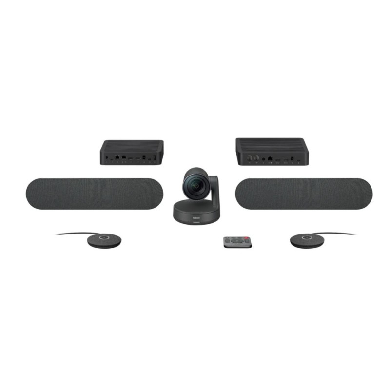 Konferenčni sistem Logitech Rally Plus 4K Kit komplet USB-C HDMI 4K UHD daljinec (960-001224)