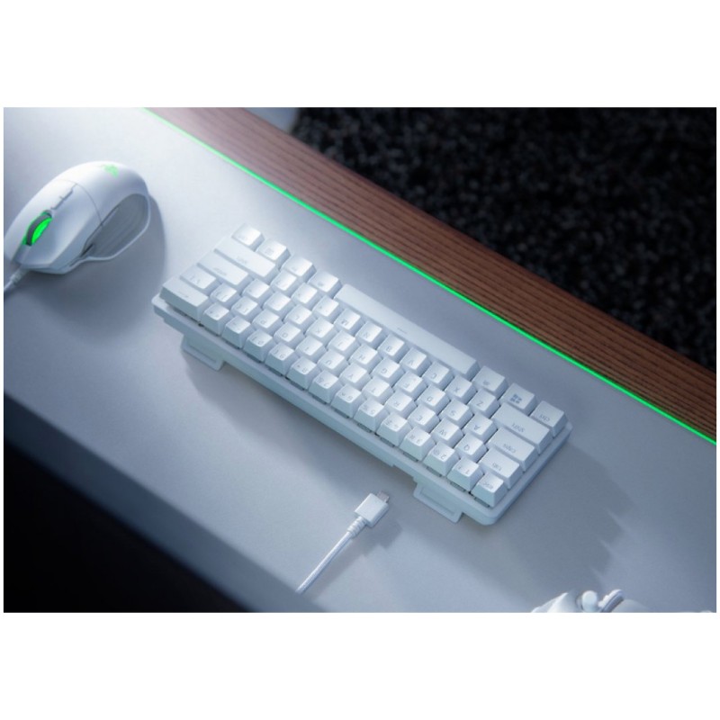 Gaming Tipkovnica Žična Razer Huntsman Mini Mercury US international | SLO gravura bela RGB Linear Optic Switch (RZ03-03390400-R3M1) Razer Gaming Tipkovnica Žična Razer Huntsman Mini Mercury US international | SLO gravura bela RGB Linear Optic Switch (RZ03-03390400-R3M1)
