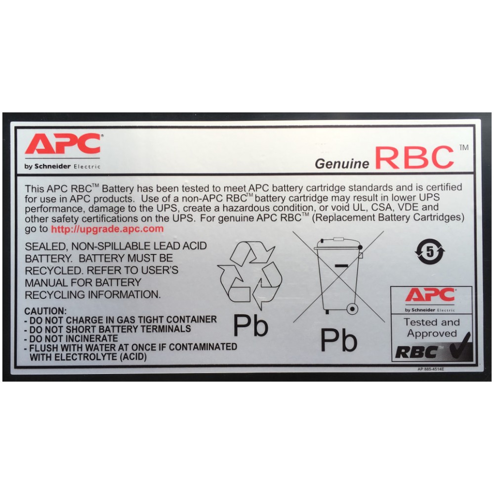 UPS baterija APC 12V 7,0Ah (RBC2)