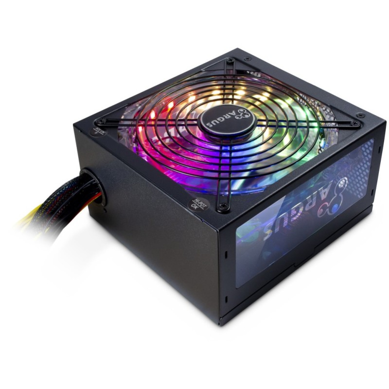 Napajalnik - 700W Inter-Tech Argus 80Plus Bronze 88% ATX12V 2.3 Non modular 140mm RGB črna (88882173) Inter-Tech Napajalnik - 700W Inter-Tech Argus 80Plus Bronze 88% ATX12V 2.3 Non modular 140mm RGB črna (88882173)