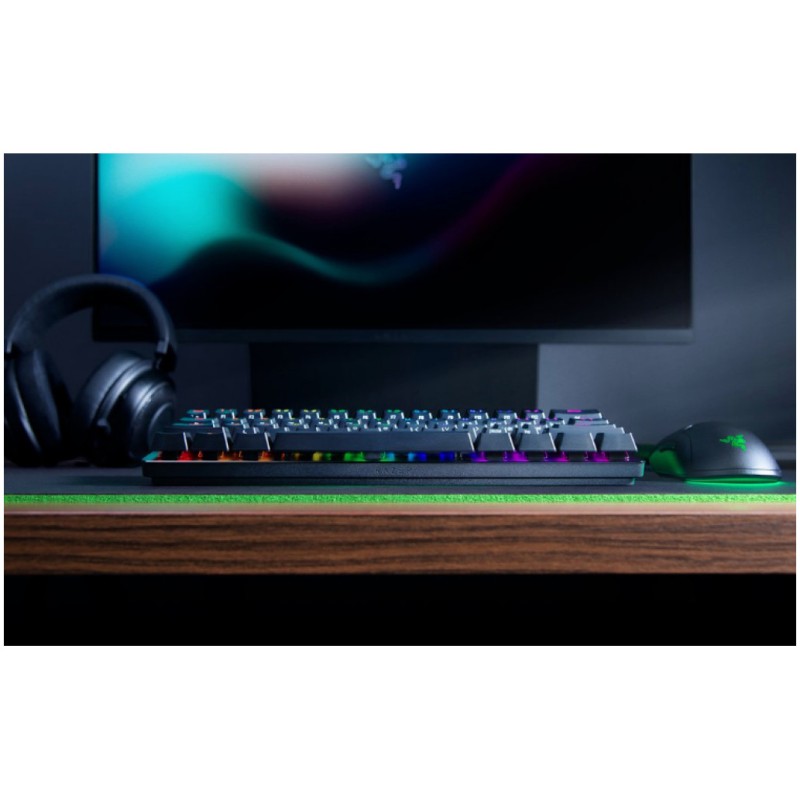 Gaming Tipkovnica Žična Razer Huntsman Mini Mercury US international | SLO gravura črna RGB (RZ03-03390200-R3M1) Razer Gaming Tipkovnica Žična Razer Huntsman Mini Mercury US international | SLO gravura črna RGB (RZ03-03390200-R3M1)