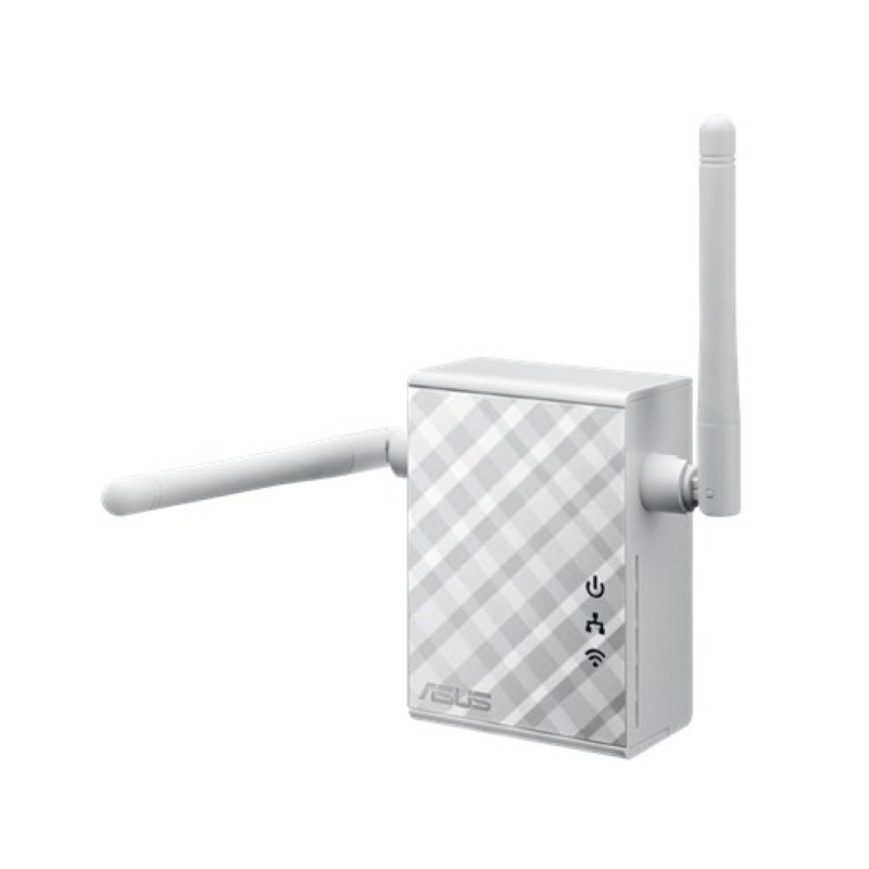 Razširitev brezžičnega omrežja Asus WiFi4 802.11n N300 300Mbit/s 1xRJ45 2x antena (RP-N12) ASUS Razširitev brezžičnega omrežja Asus WiFi4 802.11n N300 300Mbit/s 1xRJ45 2x antena (RP-N12)